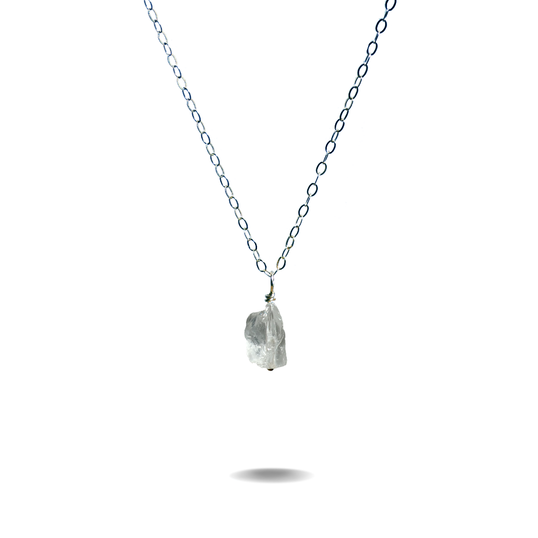 Lucky Knot White Crystal Necklace - Sterling Silver Elegance Inspired by  Silk Road | Light Stone Jewellery