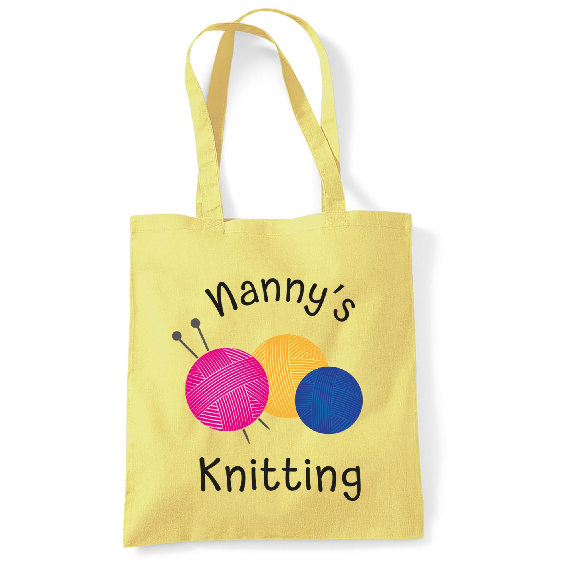 Nanny's Knitting Bag / Grandma Gift / Knitting Tote Bag / Knitting