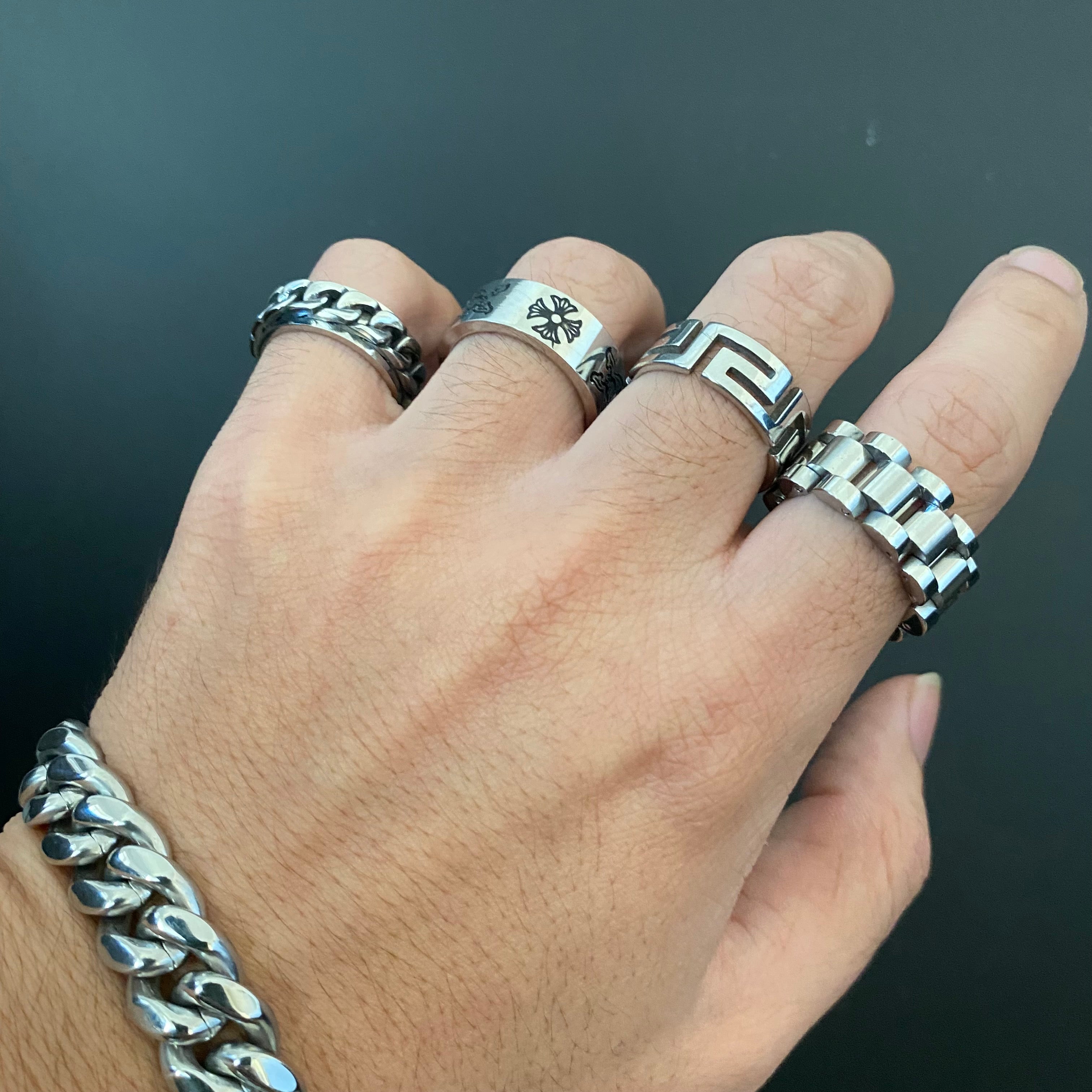 chrome hearts eternity vine ring