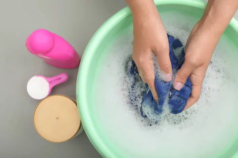 how to get dried slime out of clothes
