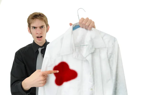 how to remove blood stains from clothing