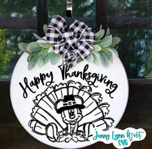 Load image into Gallery viewer, Thanksgiving Mickey Mouse SVG DXF PNG
