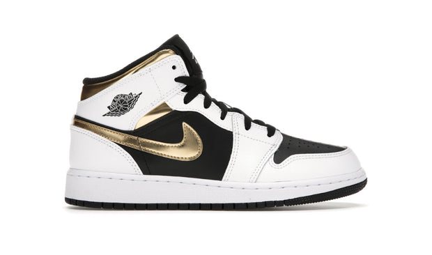 white gold mid jordan 1