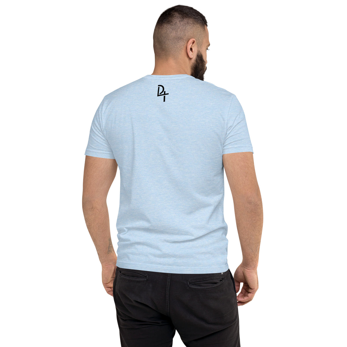 Shirt short sleeve man Grafity II sky blue