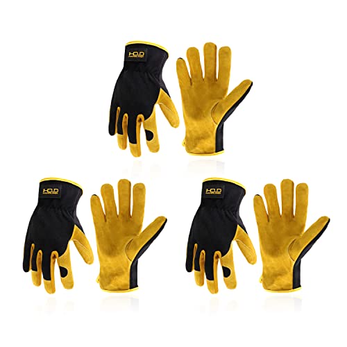 Guantes de jardinería cuero para guantes de trabajo utilita – Los tornillos