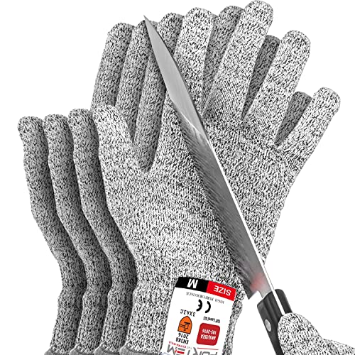 Fortem Guantes resistentes a los cortes, 4 guantes Kevlar, guantes – Los tornillos