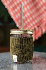 Grace and Lace Cabled Cup Cozy - Babe Outfitters