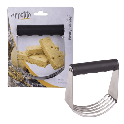 APPETITO Appetito Stainless Steel Deluxe Pastry Blender With Soft Grip #3241-1 - happyinmart.com.au