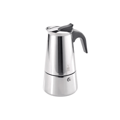 GEFU Gefu Emilio Espresso Maker 4 Cups Stainless Steel #44037 - happyinmart.com.au