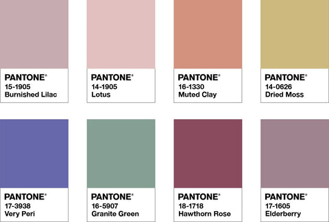 Very Peri Pantone color of 2022, color pallette