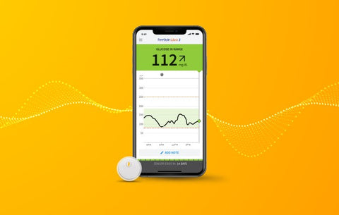 The freestyle libre 3 continuous glucose monitoring sensor for type one diabetes glucose level management.