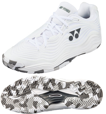 YONEX POWER CUSHION FUSIONREV 5 MENS TENNIS SHOES - WHITE