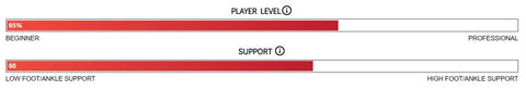 Tennis Player Level Chart