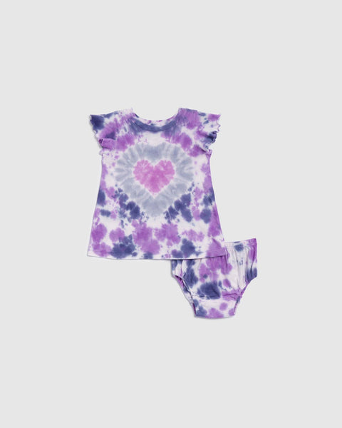 Girls Infant Tie Dye Print Dress