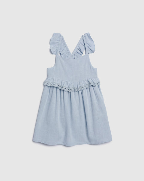 Toddler Short Dress With Ruffles
