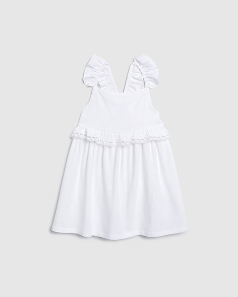 Toddler Short Dress With Ruffles