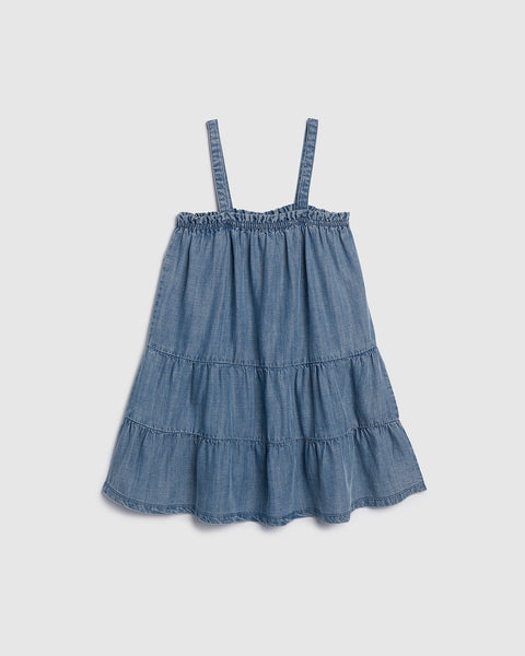 Toddler Tiered Dress With a Bow(s)
