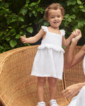 Toddler Short Dress With Ruffles