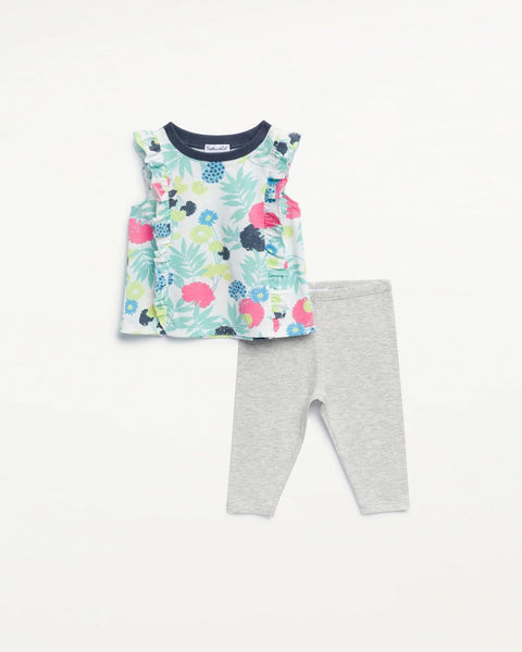 Splendid Girl Baby Girls' Pippa Ruffle Tank Set –