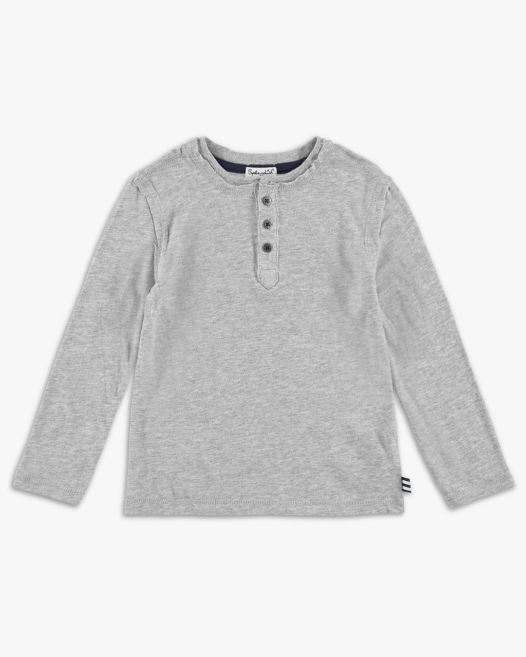 Little Boy Long Sleeve Henley Top | Splendid