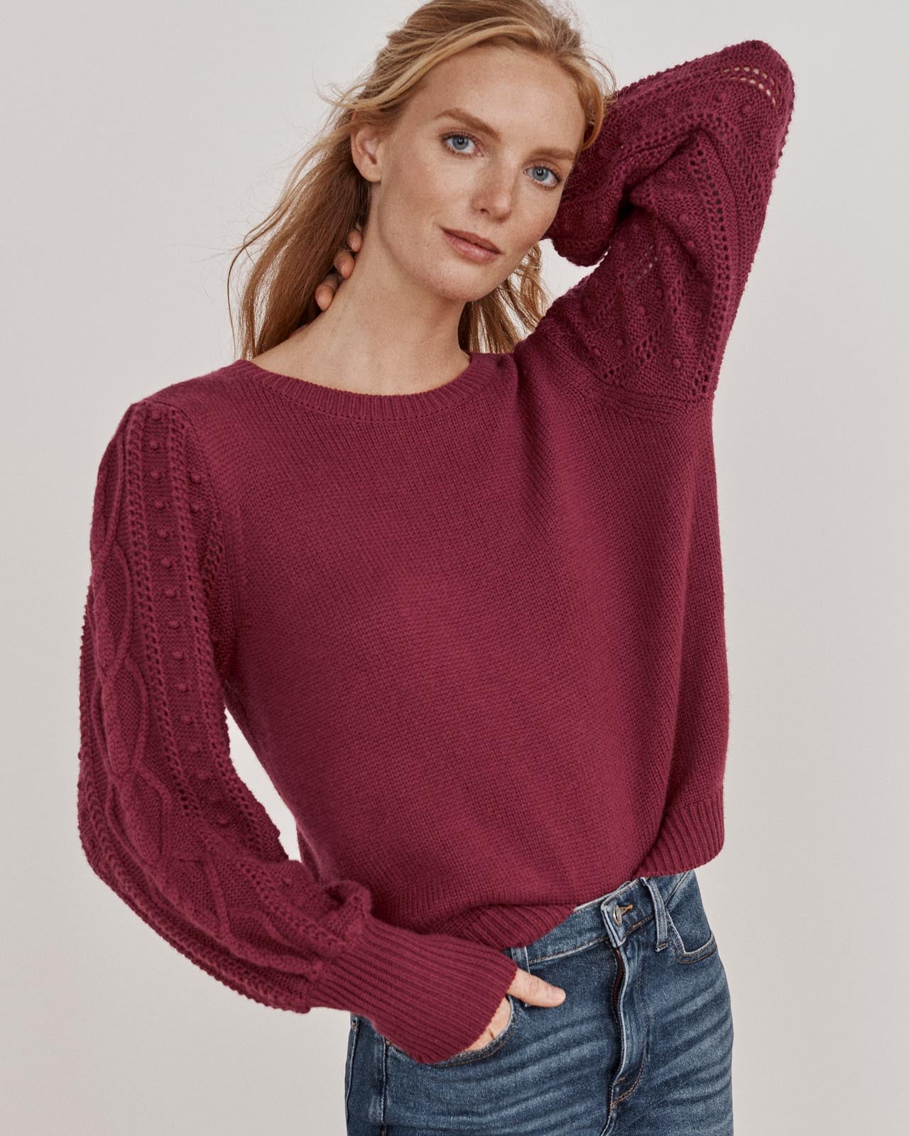 Splendid Cashblend Gracie Intarsia Sweater