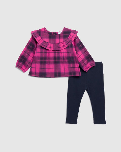 Colourful Tartan French Terry Leggings – Two Bears Boutique