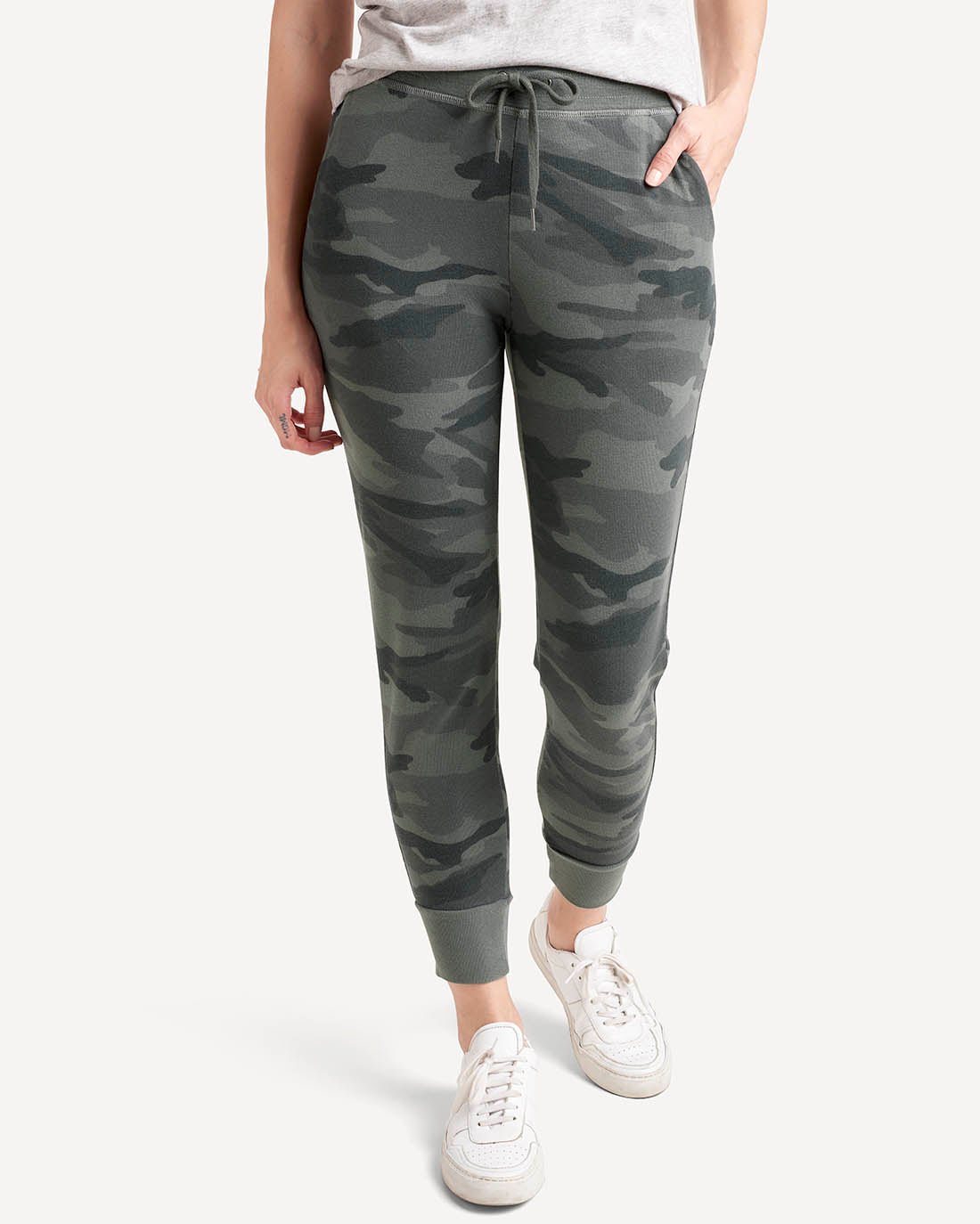 X-Small, Grey Red) PIKADINGNIS Women Camouflage Joggers Long Pants