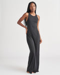 Stretchy Open-Back Slit Sleeveless Maxi Dress