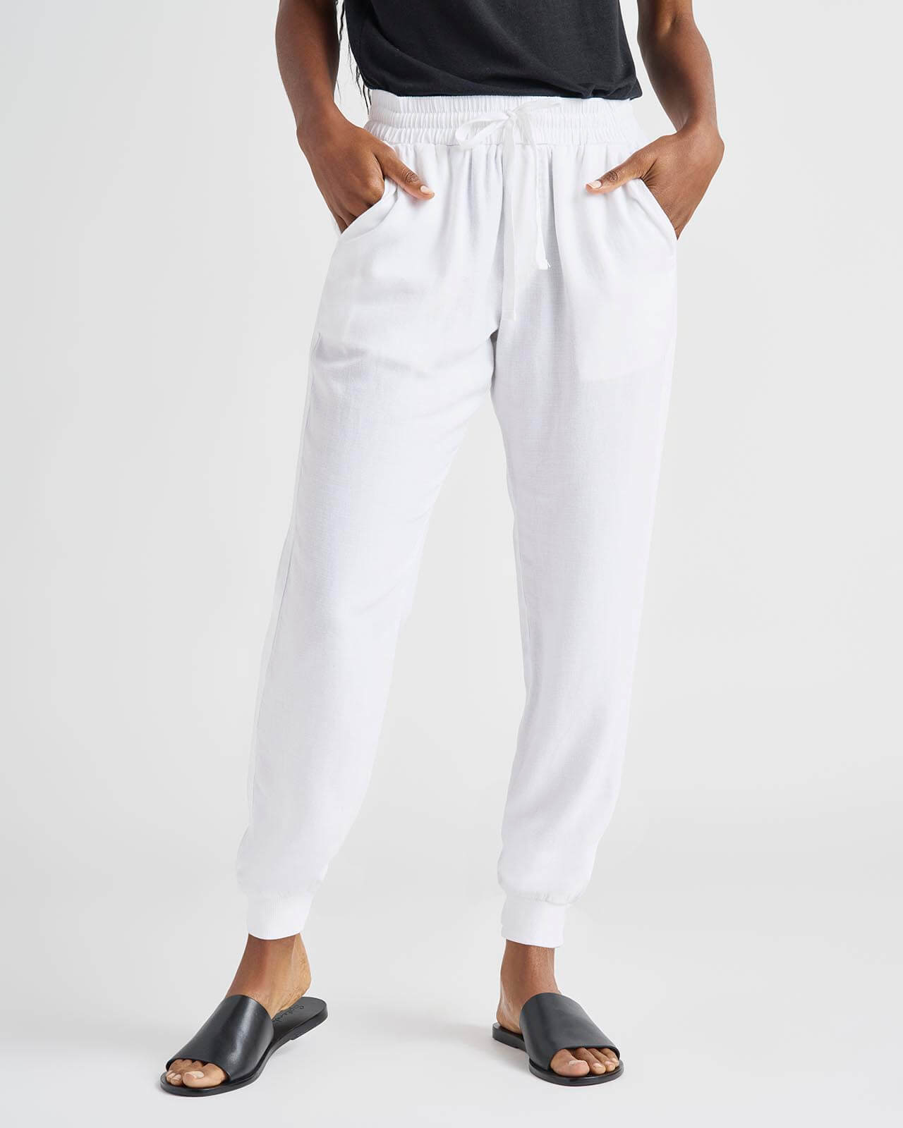 Linen Joggers – Splendid Iris