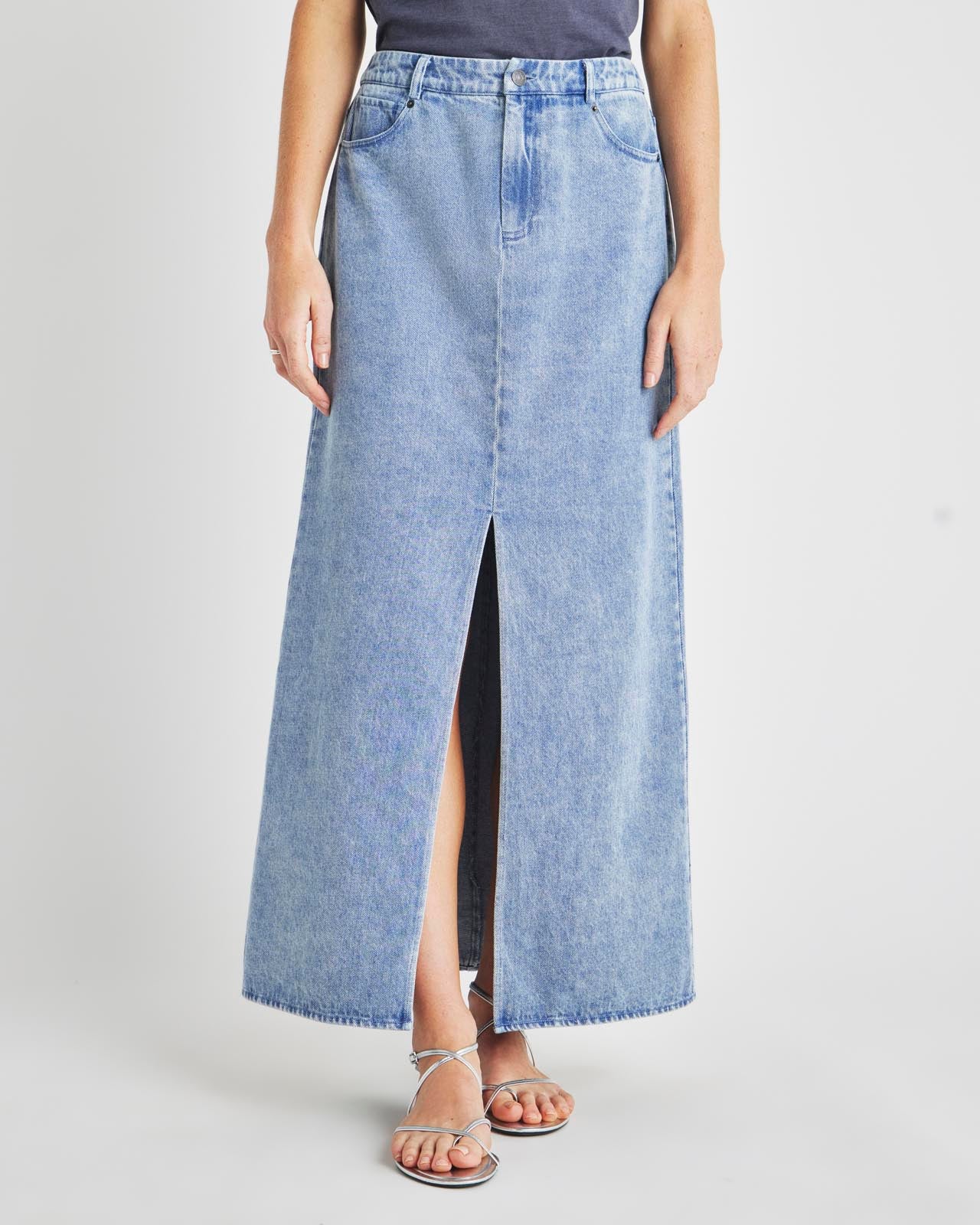 Rhiannon Denim Maxi Skirt