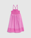 Girls Jersey Spring Smocked Spaghetti Strap Dress