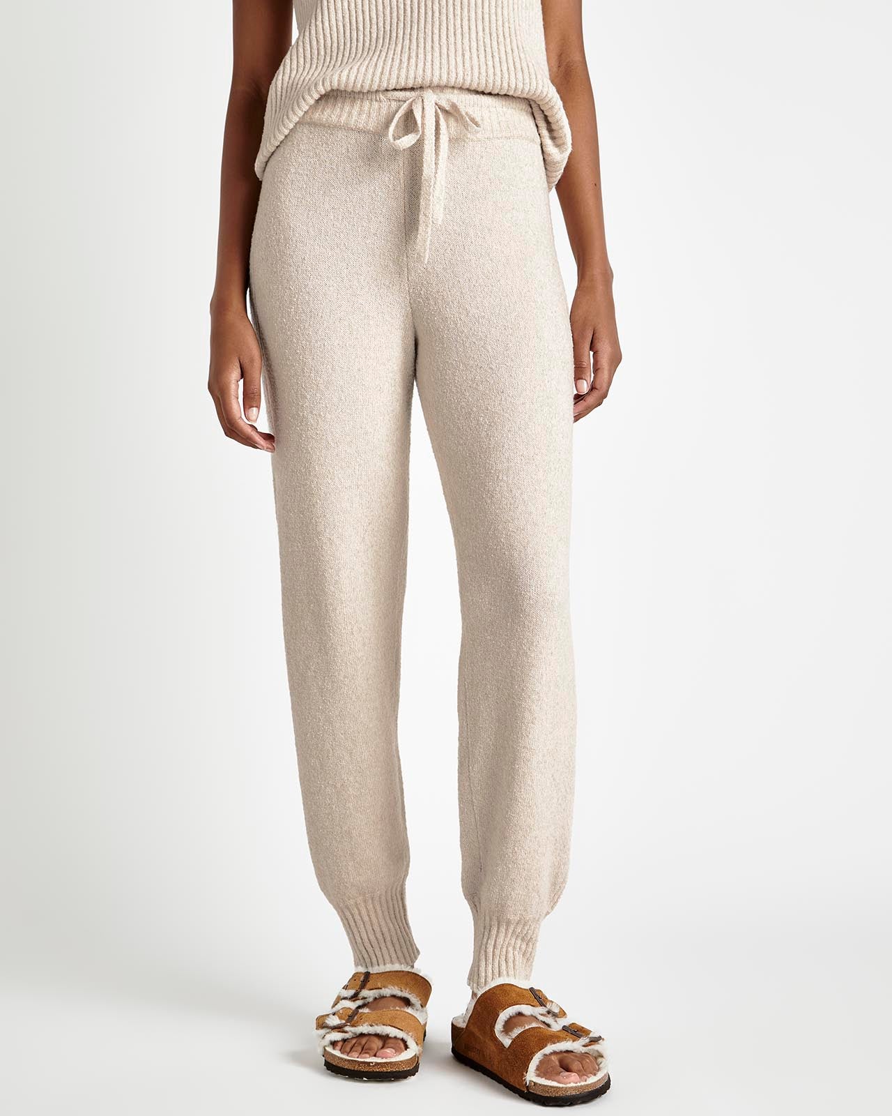 Nathaly, Cashmere-blend sweatpants for ladies