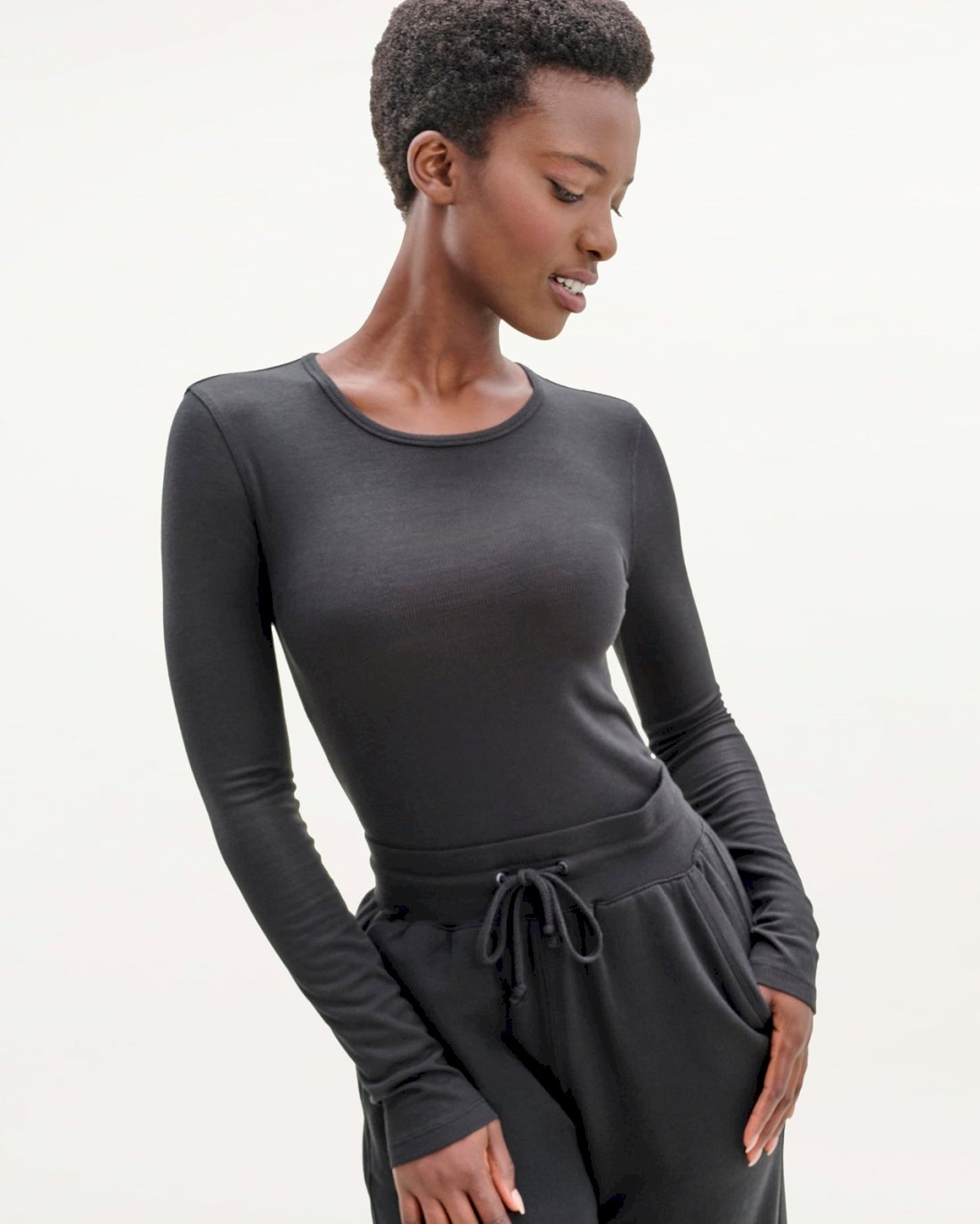 Tee Sleeve | Essential Rib Long Splendid