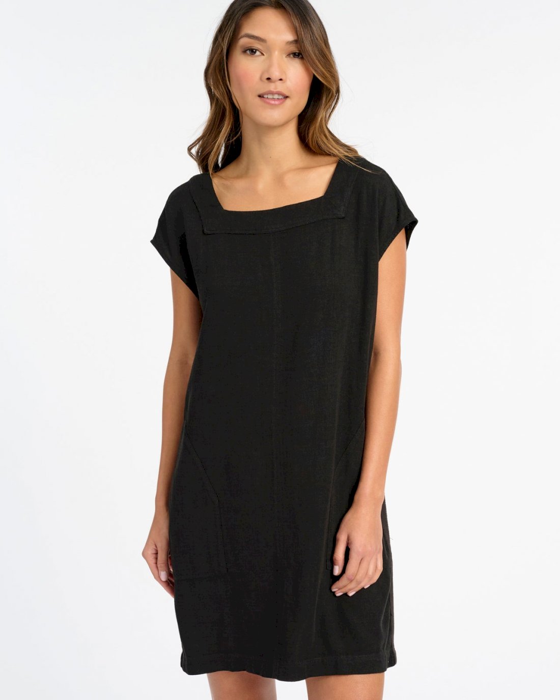 Bex Midi Dress - Black/White