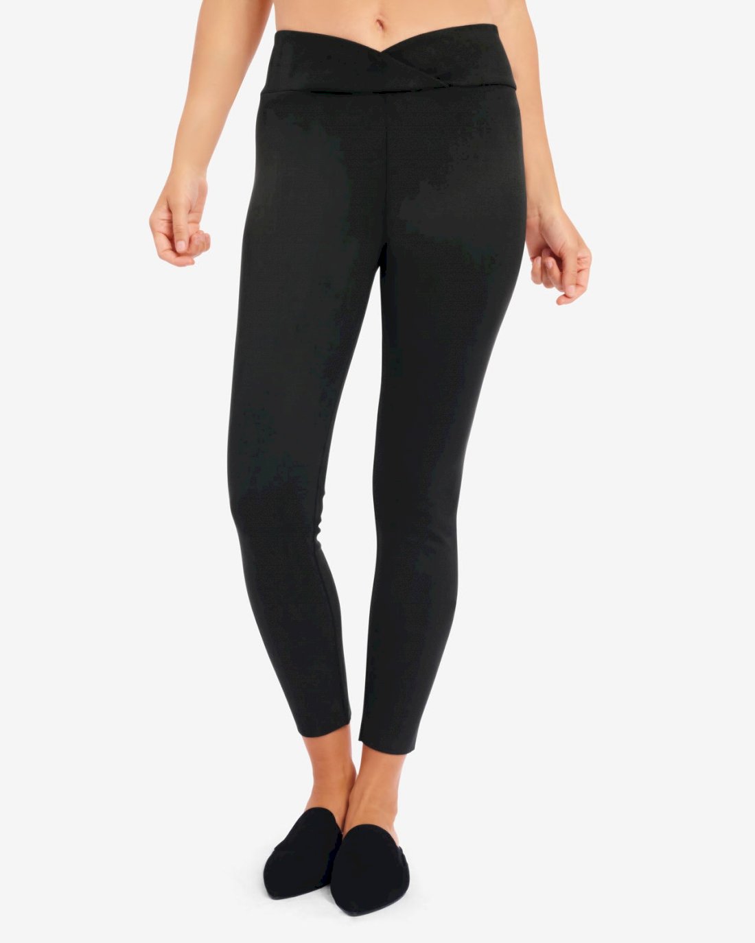 LTS Tall Women's Black Faux Suede Leggings