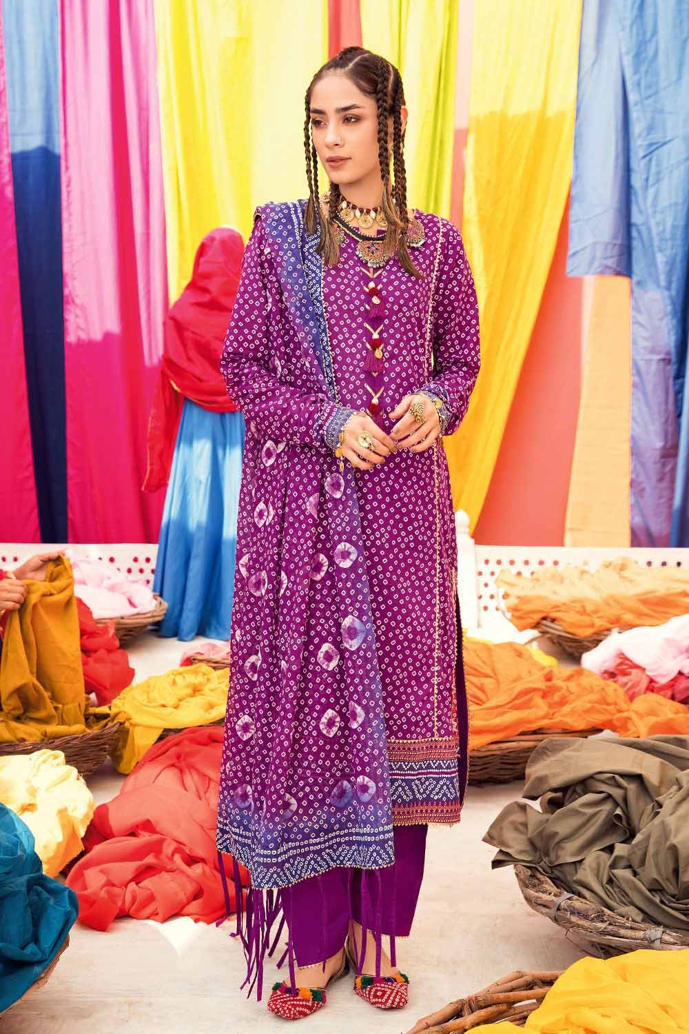 Gul Ahmed CL-32283 A Chunri Lawn – Retail Branded Store