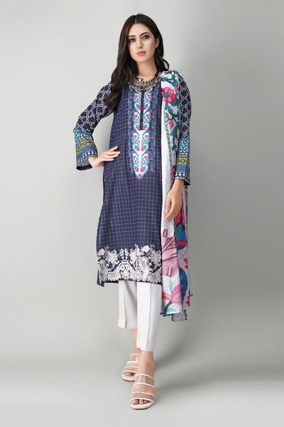 Khaadi M210205 Blue Eid Collection 2021 – Sara Clothes