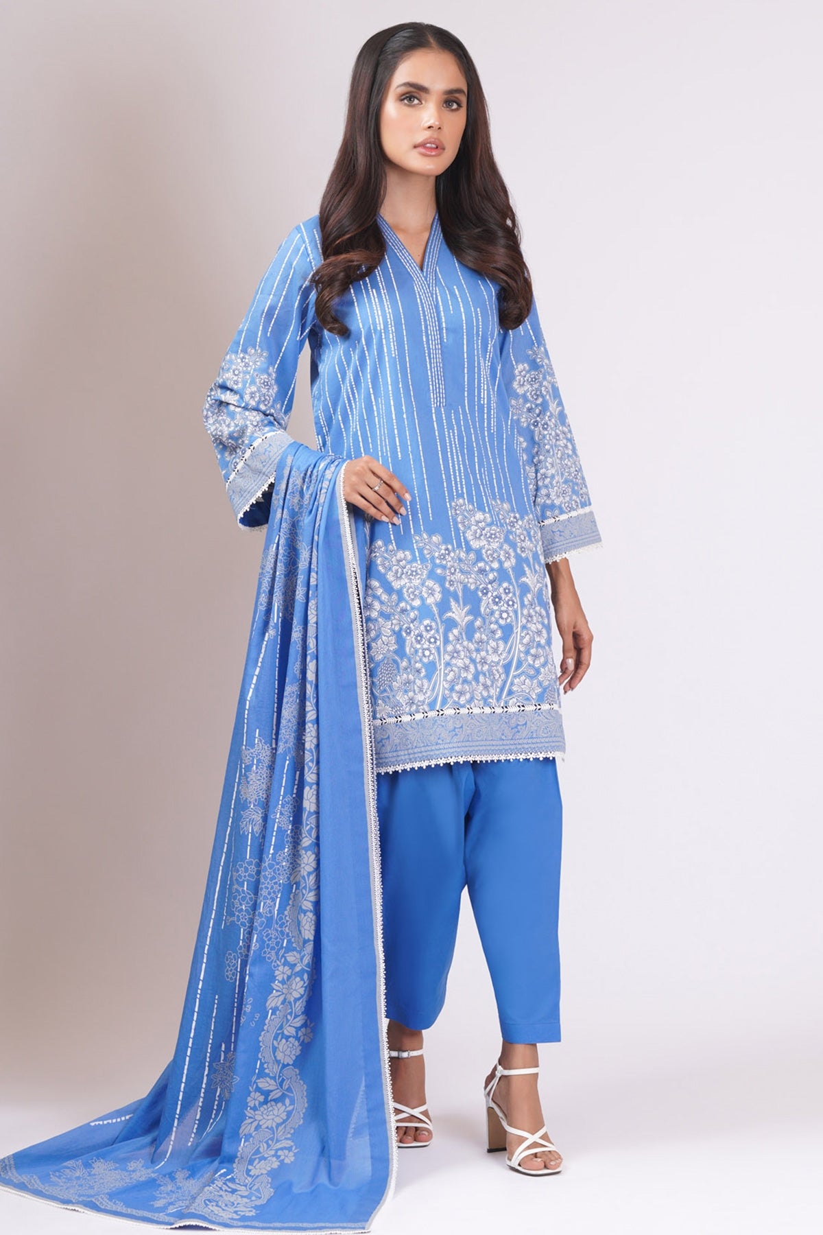 Alkaram Ss-39.1-22 Blue Spring Summer 2022 – Retail Branded Store