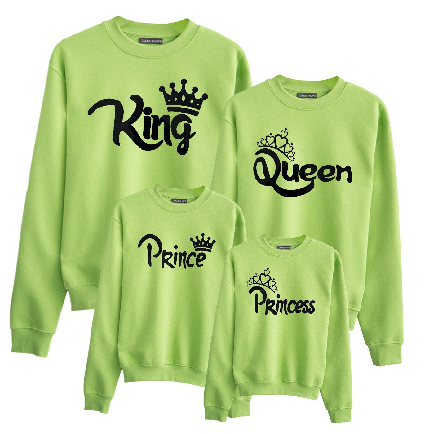 Artículos de primera necesidad Persuasivo Melodioso Sudadera Corona King-Queen-Prince-Princess para toda la familia. Un regalo  original