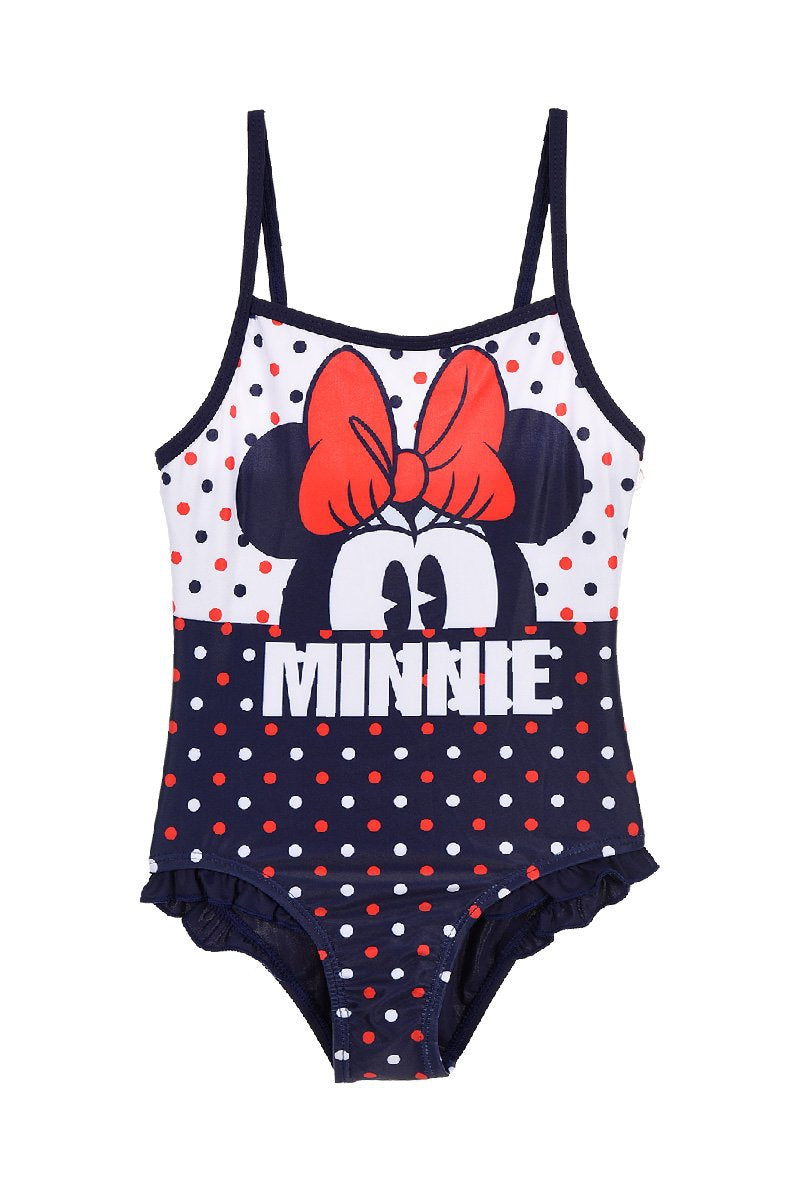 Bañador Disney Minnie Lunares para niñas. Un único y original. Disney licencias