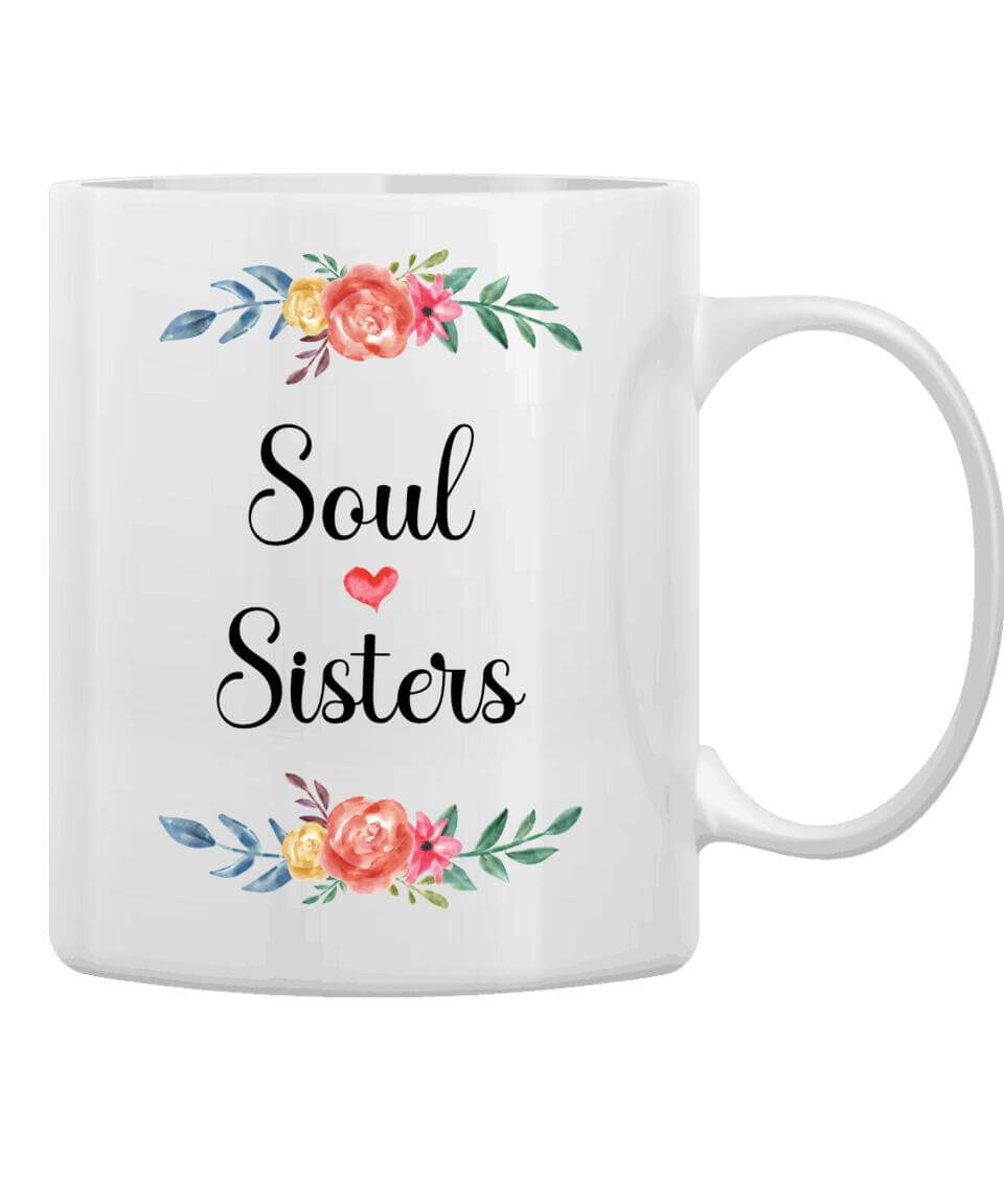 Best Friends Mug Personalized, Best Friend Gift Ideas, Sisters Birthday Gift, Soul Sisters Mug
