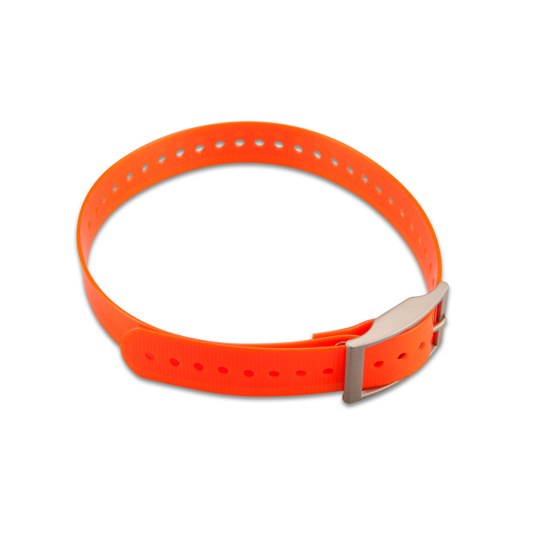 Small 1 inch Collar Strap- Orange