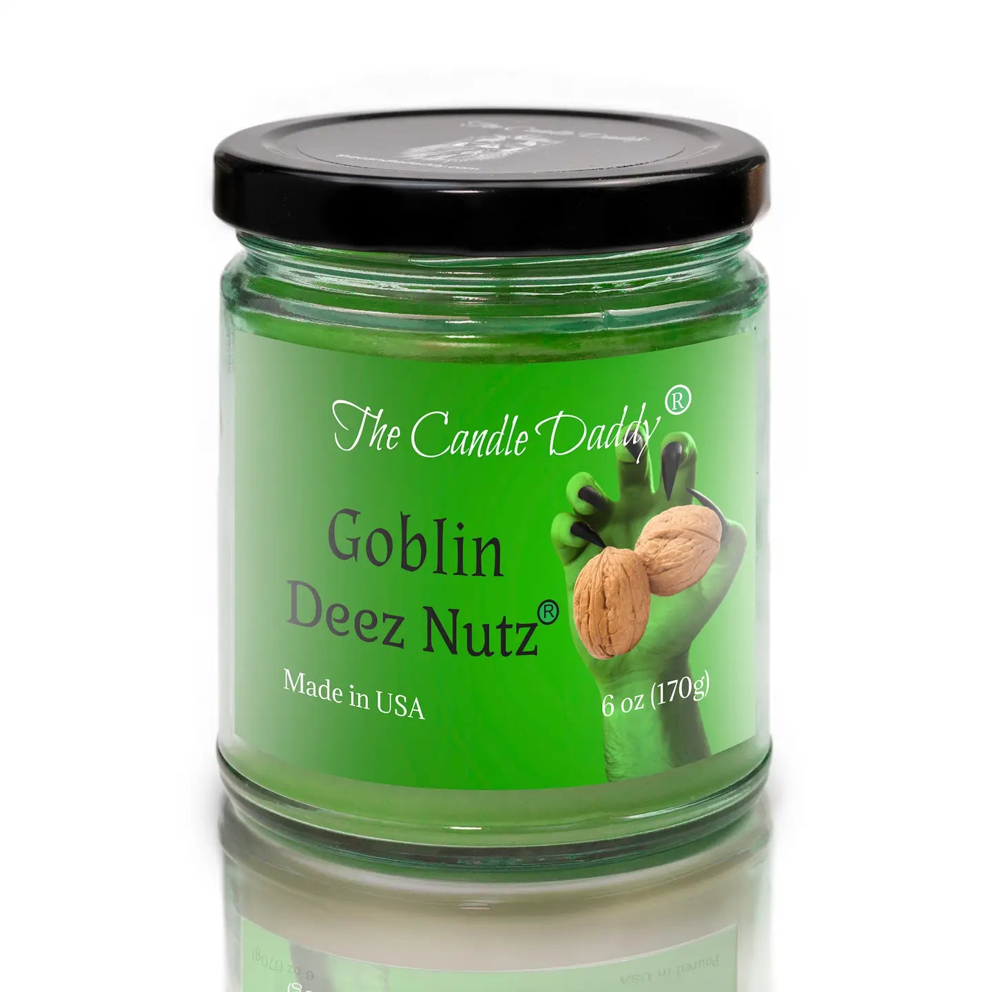 Funny Fall Halloween Goblin Deez Nutz - Banana Bread -Candle