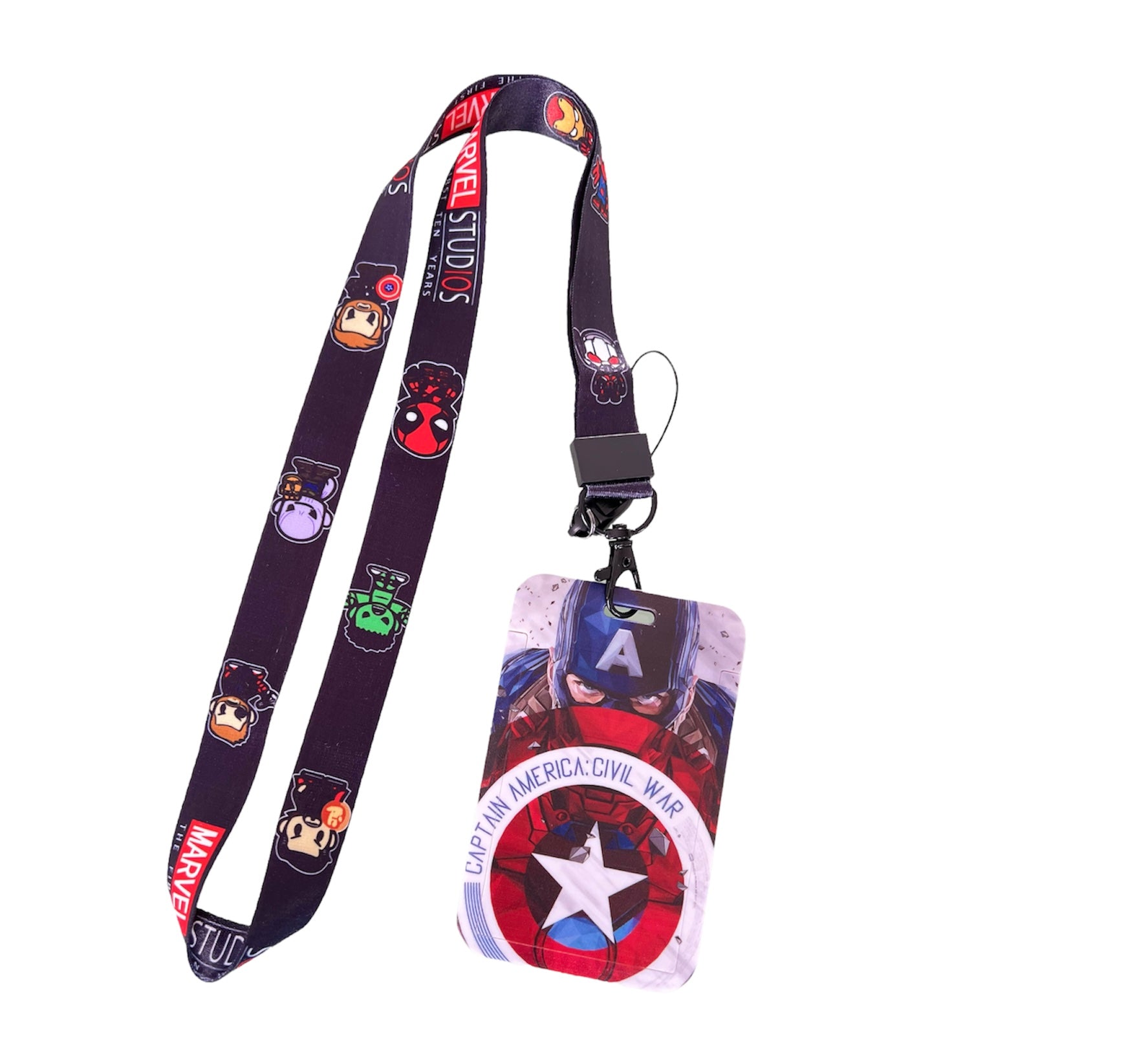 Lanyard Marvel Capitán America – A&J CAPS MEDIC