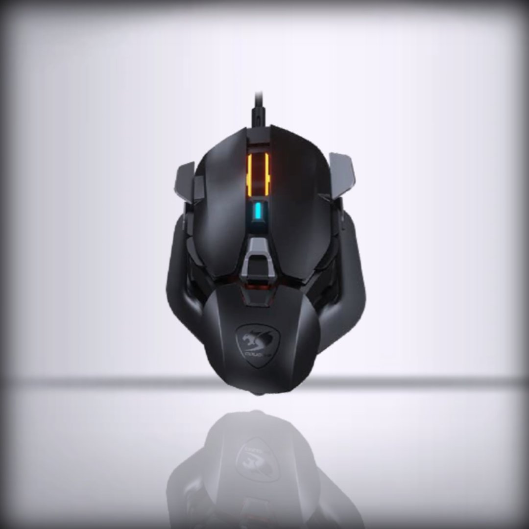 Cougar DUALBLADER ; Detachable USB Optical Gaming Mouse,Black