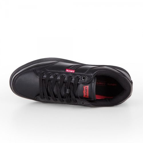 Basket Levis Simili Cuir Homme - Noir – 