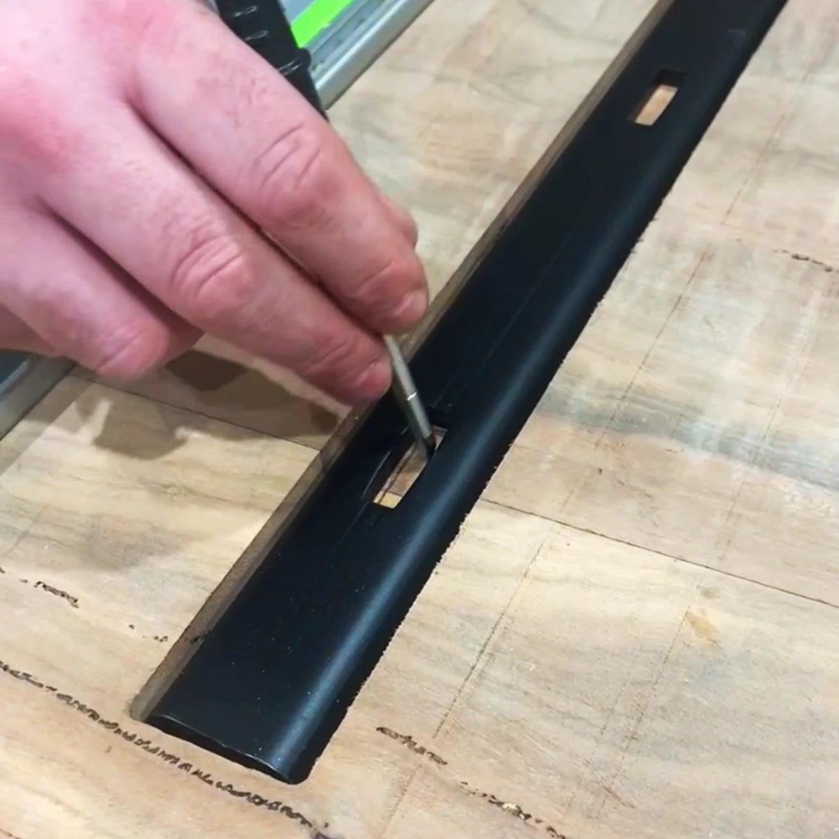 c channel markout holes