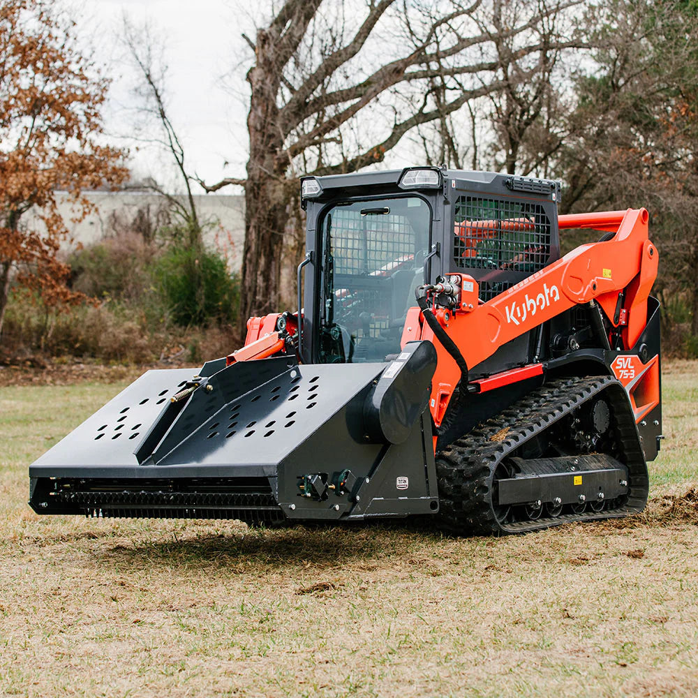 Titan Attachments Hydraulic Landscape Rake | Overall Width 66" inches | Hydraulic Flow Rate 16–22 GPM | For Skid Steer
