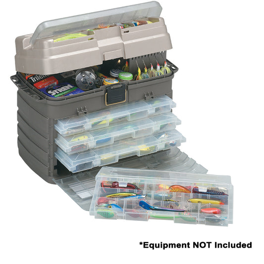 Plano Guide Series Stowaway Rack Tackle Box System GraphiteSandstone 137401  – Ripping It Outdoors