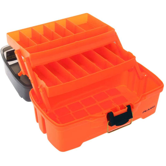 Plano Ready Set Fish TwoTray Tackle Box OrangeTan 620210 – Ripping It  Outdoors